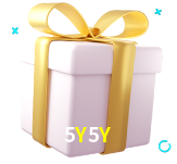 Receba seus bônus de boas-vindas no 5Y5Y